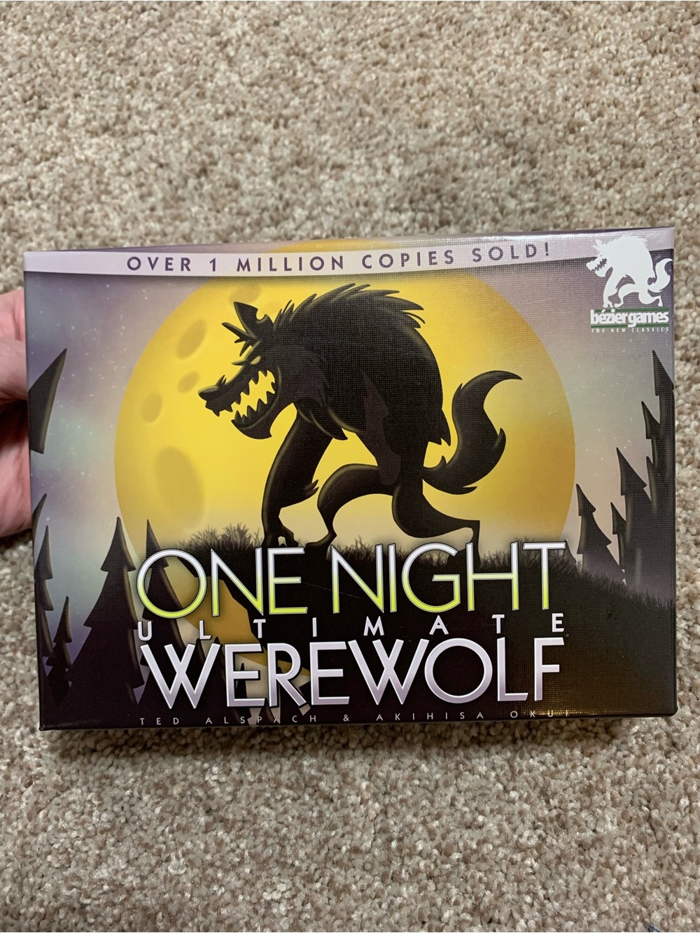 Bezier Games ONE NIGHT ULTIMATE WEREWOLF 2021 Complete - Tiles Tokens Rulebook
